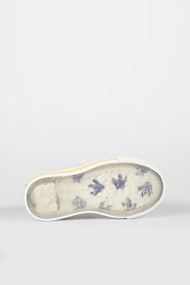 Vicco Done Desenli Erkek Okul Öncesi Beyaz/Saks Mavi Sneaker