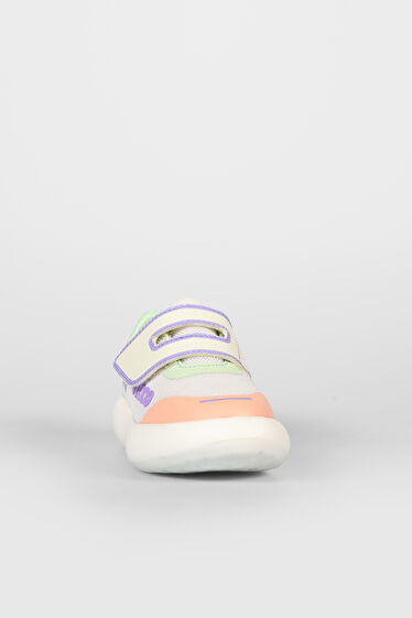 Vicco Melodic Işıklı Kız Okul Öncesi Beyaz/Lila Sneaker