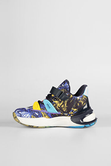 Vicco Universe Baskılı Unisex Çocuk Lacivert Sneaker