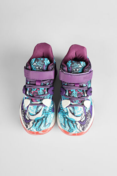 Vicco Universe Baskılı Kız Çocuk Mor Sneaker