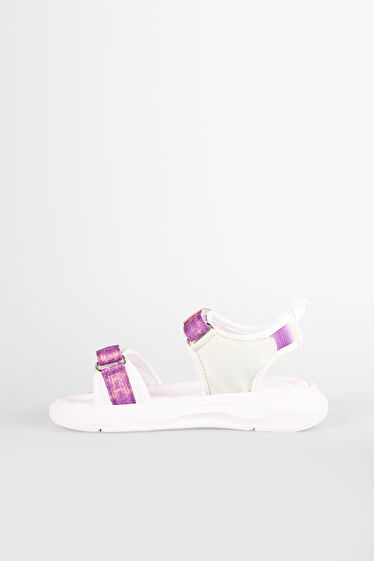 Vicco Label Hafif Kız Okul Öncesi Beyaz Sandalet