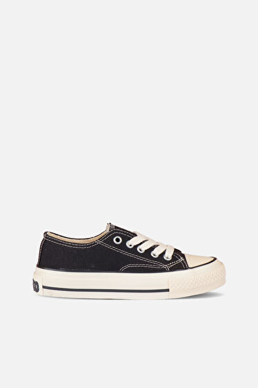 Vicco Idol Basic Unisex Çocuk Siyah Sneaker