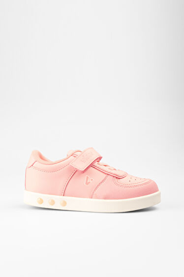 Vicco Sam Işıklı Kız Çocuk Pudra/Pudra Sneaker