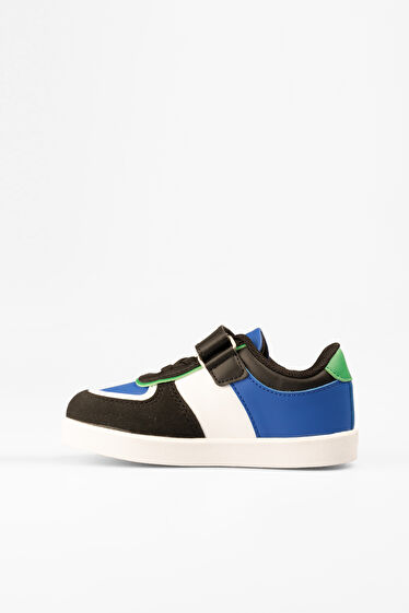 Vicco Sam Işıklı Erkek Bebek Siyah/Saks Mavi Sneaker