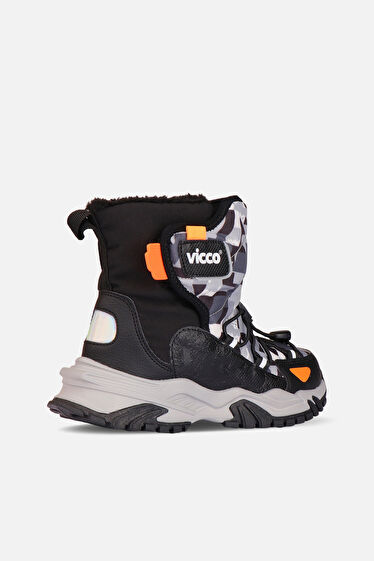 Vicco Alesta Kürklü Erkek Çocuk Siyah Outdoor Bot