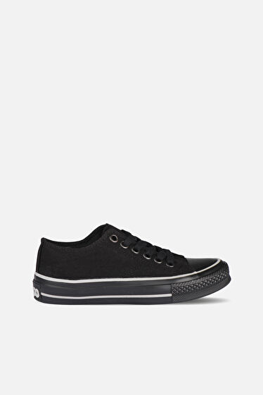 Vicco Idol Basic Unisex Genç Siyah/Siyah Sneaker