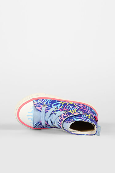 Vicco Ada Desenli Unisex Bebek Lacivert Sneaker