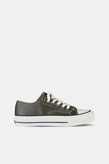 Vicco Navar Basic Unisex Genç Haki Sneaker