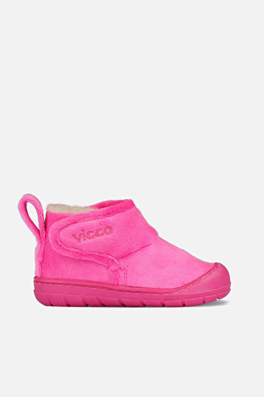 Vicco Fluff Hafif Kız Bebek Fuşya Panduf