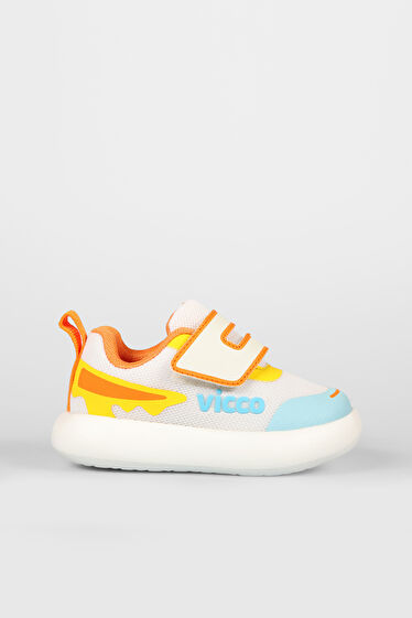 Vicco Melodic Işıklı Erkek Okul Öncesi Beyaz/Mavi Sneaker