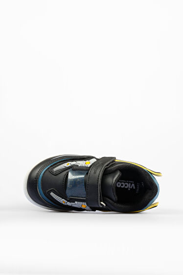 Vicco Ester Işıklı Erkek Bebek Siyah Sneaker