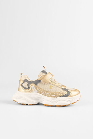 Vicco Tag Basic Kız Çocuk Altın Spor Ayakkabı