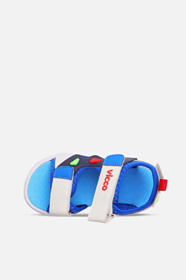 Vicco Hilda Işıklı Erkek Bebek Saks Mavi Sandalet