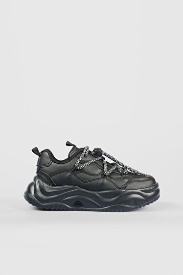 Vicco Dublin Hafif Kız Çocuk Siyah Sneaker