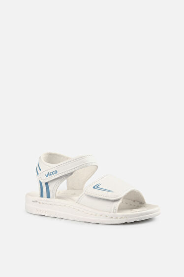 Vicco Dory Basic Unisex Bebek Beyaz Sandalet