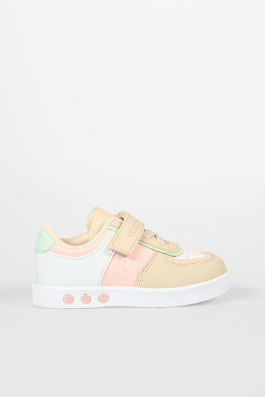 Vicco Sam Işıklı Kız Okul Öncesi Pudra Sneaker