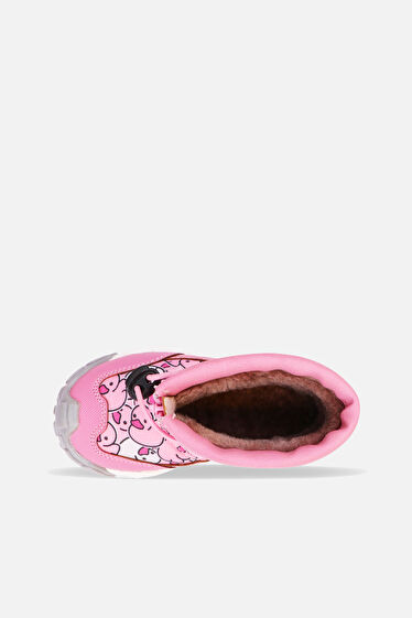 Vicco Melon Kürklü Kız Okul Öncesi Pembe Bot