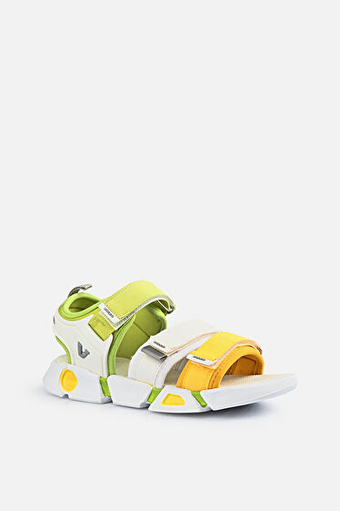 Vicco Gorbi Basic Unisex Çocuk Beyaz Sandalet