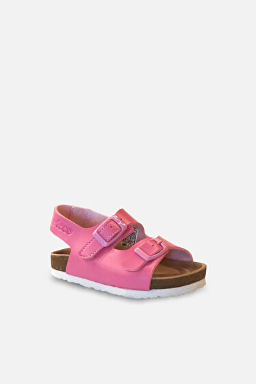 Vicco Last Metalik Kız Bebek Pembe Sandalet