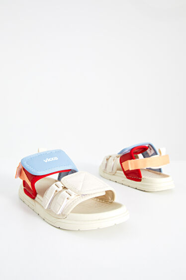 Vicco Juju Hafif Unisex Çocuk Bej Sandalet