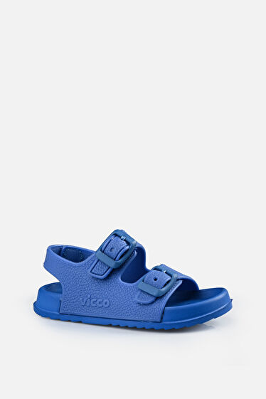 Vicco Bunny Basic Erkek Bebek Saks Mavi Sandalet