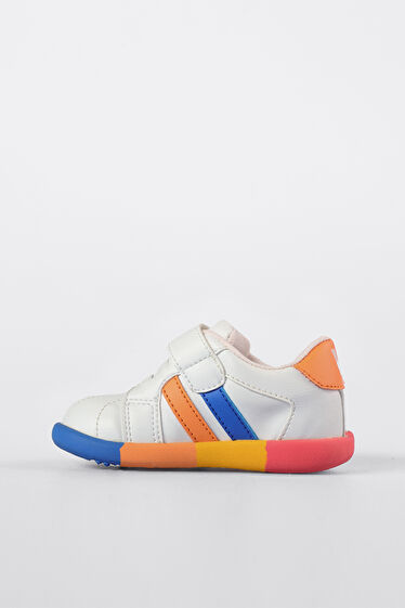 Vicco Heika Basic Unisex Bebek Beyaz Sneaker
