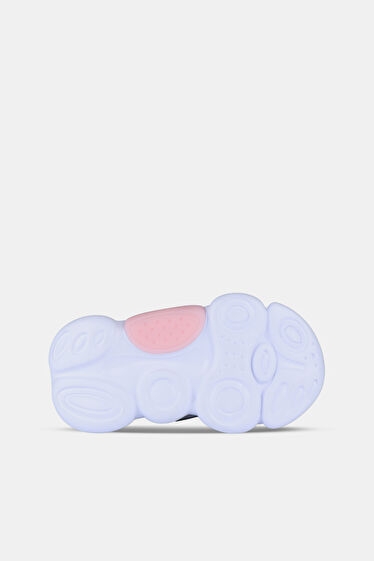 Vicco Gum Işıklı Kız Bebek Gri/Pembe Spor Ayakkabı