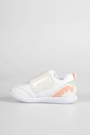 Vicco Donut Basic Kız İlk Adım Beyaz/Pudra Sneaker
