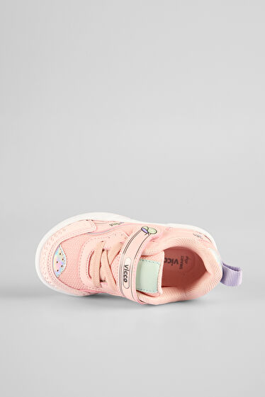 Vicco Repair Baskılı Kız Bebek Pudra Sneaker