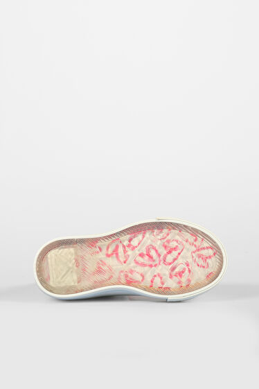 Vicco Ada Desenli Kız Bebek Fuşya Sneaker