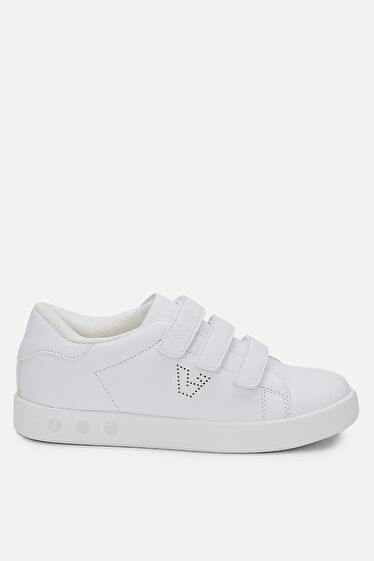 Vicco Oyo Işıklı Unisex Çocuk Beyaz Sneaker