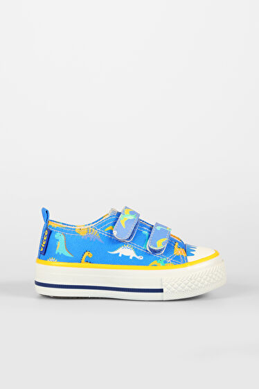 Vicco Done Desenli Erkek Okul Öncesi Saks Mavi Sneaker
