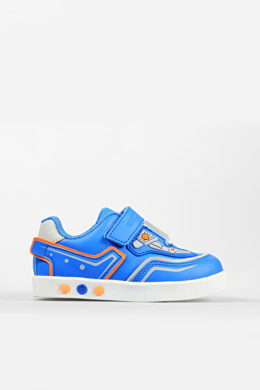 Vicco Ester Işıklı Erkek Bebek Saks Mavi Sneaker