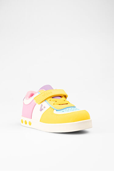 Vicco Sam Işıklı Unisex Çocuk Sarı Sneaker
