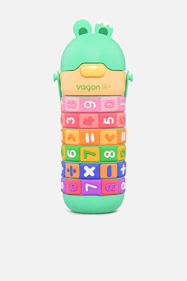 Vagonlife Number Kilitli Kapak Unisex 430ML Yeşil Çelik Termos