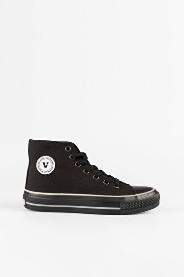 Vicco Star Basic Unisex Çocuk Siyah/Siyah Sneaker