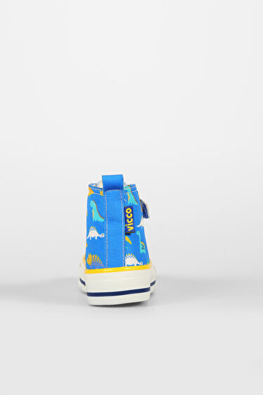Vicco Ada Desenli Erkek Okul Öncesi Saks Mavi Sneaker