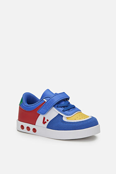 Vicco Sam Işıklı Erkek Bebek Saks Mavi Sneaker