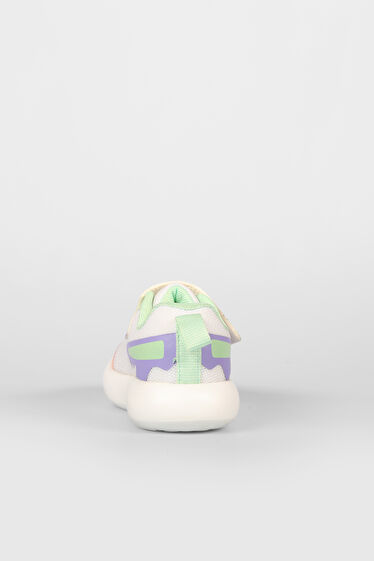 Vicco Melodic Işıklı Kız Okul Öncesi Beyaz/Lila Sneaker