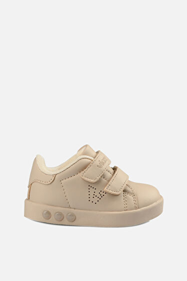 Vicco Oyo Işıklı Unisex İlk Adım Bej Sneaker