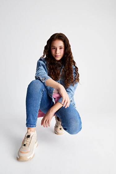Vicco Kobalt Hafif Unisex Okul Öncesi Bej Spor Ayakkabı
