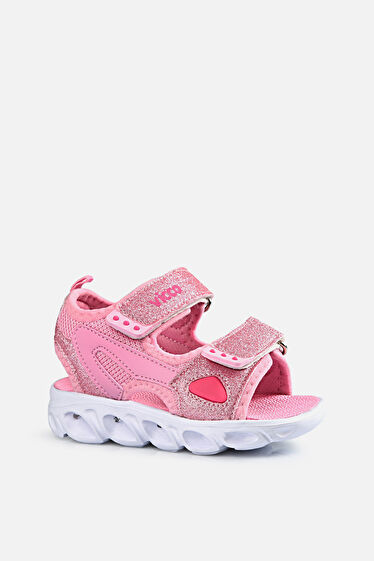Vicco Roy Işıklı Kız Bebek Pembe Sandalet