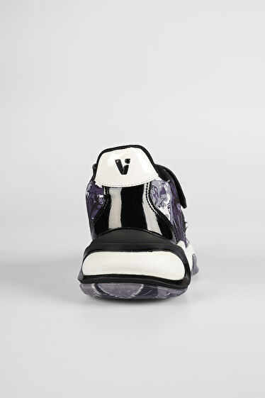 Vicco Universe Baskılı Erkek Çocuk Siyah Sneaker