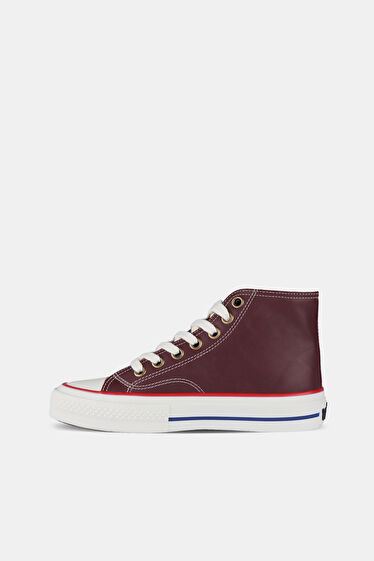 Vicco Monno Basic Unisex Genç Bordo Sneaker