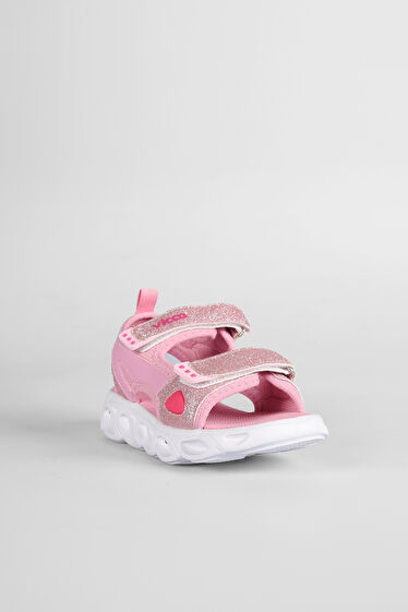 Vicco Roy Işıklı Kız Çocuk Pembe Sandalet