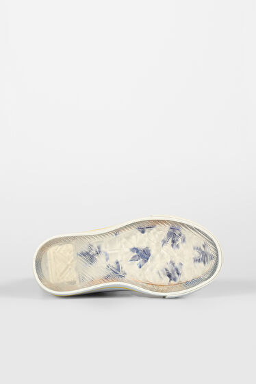 Vicco Ada Desenli Erkek Okul Öncesi Beyaz/Saks Mavi Sneaker