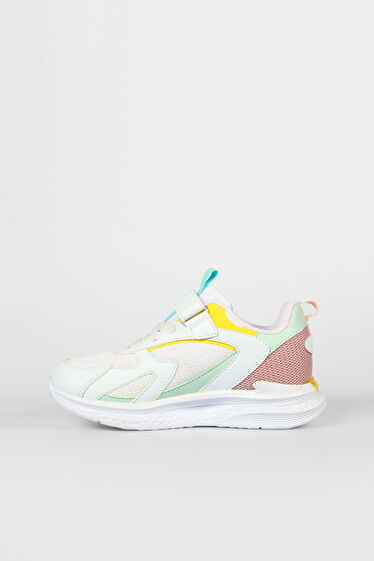 Vicco Massa Hafif Kız Çocuk Beyaz/Pudra Sneaker