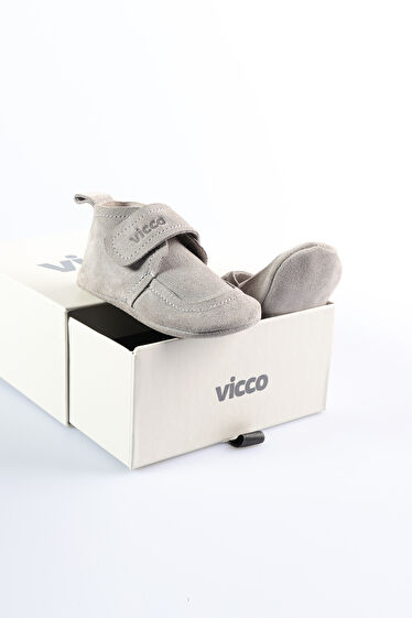 Vicco Lindon Deri Erkek İlk Adım Füme Günlük Ayakkabı