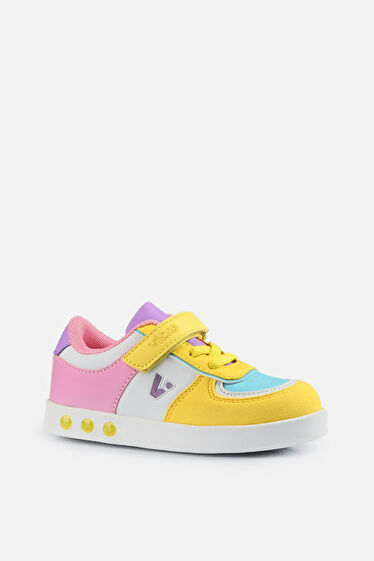 Vicco Sam Işıklı Kız Bebek Sarı Sneaker