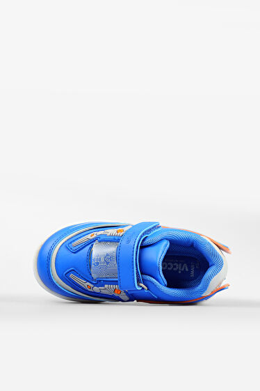 Vicco Ester Işıklı Erkek Bebek Saks Mavi Sneaker